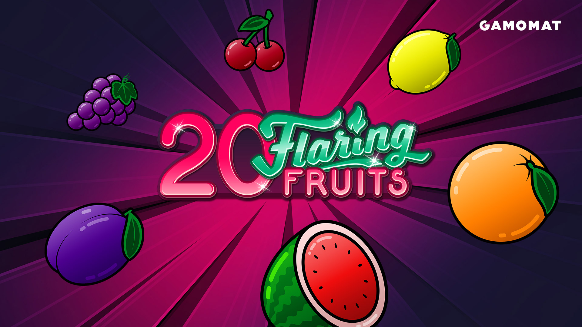 GAMOMAT’s 20 Flaring Fruits is now live GAMOMATâs 20 Flaring Fruits is now live